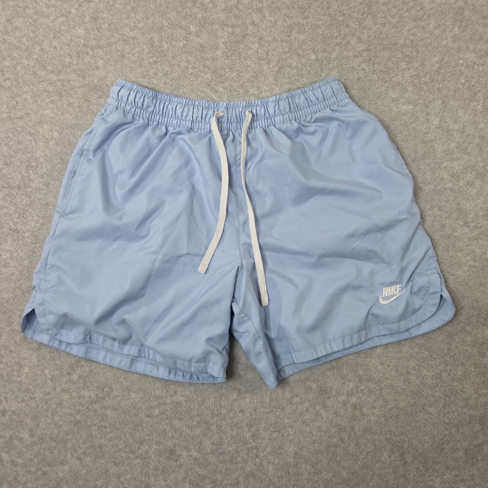 Nike Mens Sportswear Woven Flow Shorts Light Blue AR2382-458 Medium